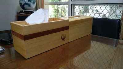 台灣實木面紙盒